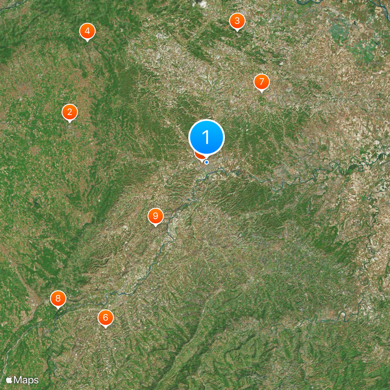Provincia di Asti Mappa