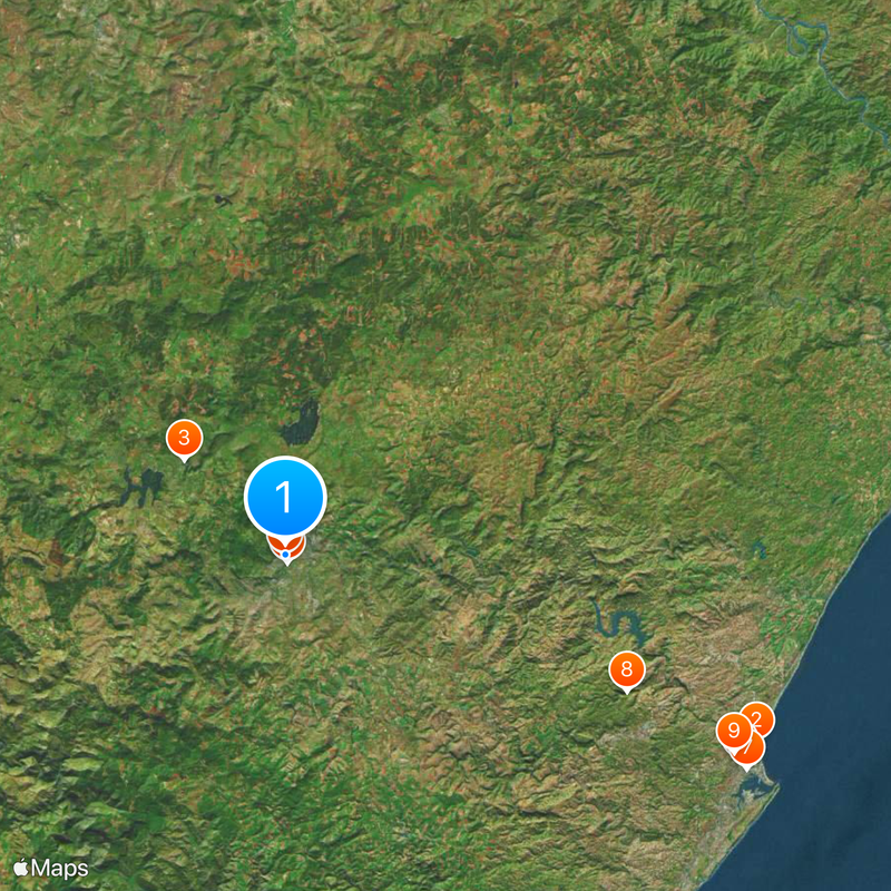 Pietermaritzburg Map