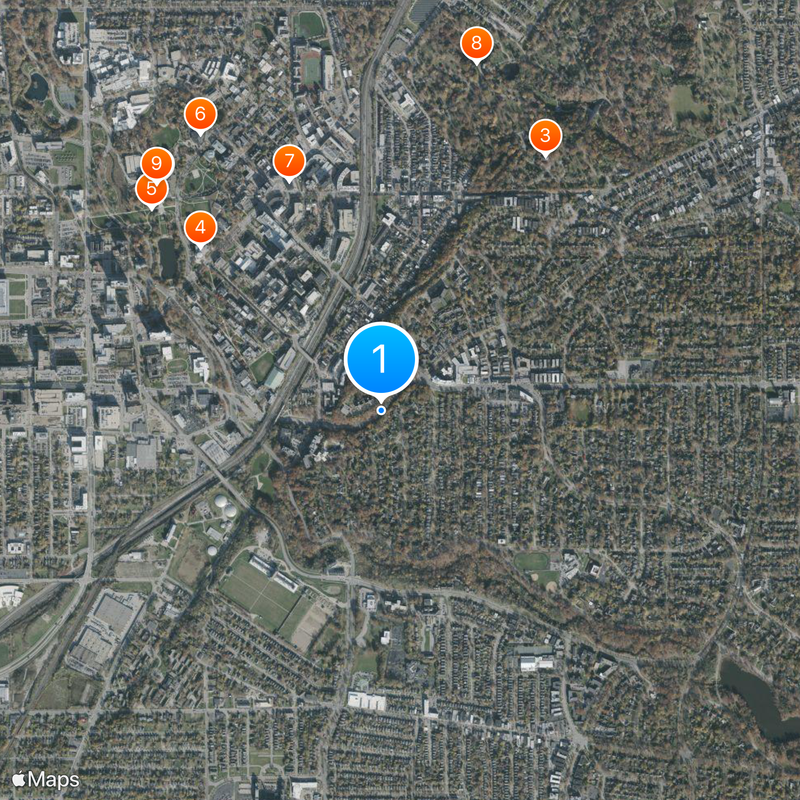 Cleveland Museum of Natural History Mappa