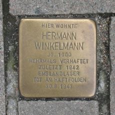 Stolperstein dedicated to Hermann Winkelmann