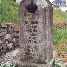 Royal Saxon milestone Lauenstein