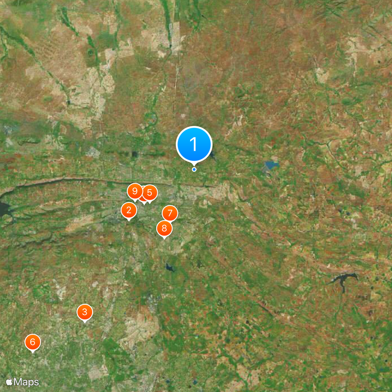 City of Tshwane Metropolitan Municipality Map