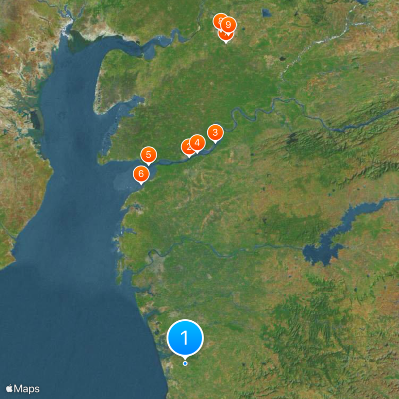 Distretto di Bharuch Mappa