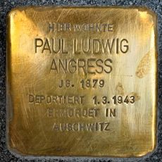 Stolperstein für Paul Ludwig Angress