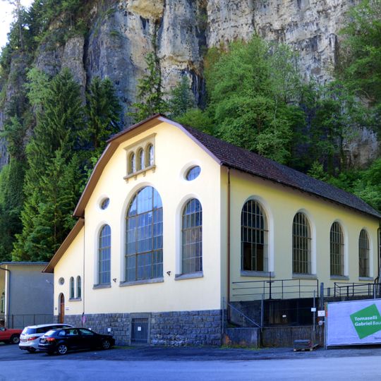 Kraftwerk Alvierwerk I, Kraftwerksgebäude und maschinelle Einrichtung