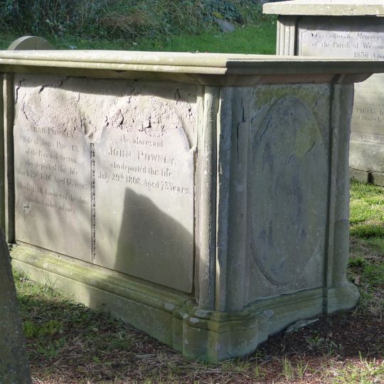 Monument To Sarah Powney,In Churchyard To West Of St Mary Magdalene's Church