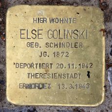 Stolperstein dedicated to Else Golinski