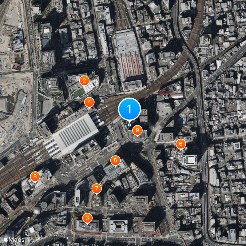 Hankyu Department Store Umeda Main Store Map