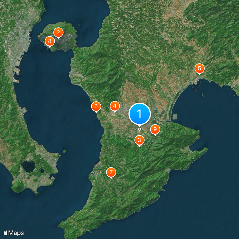 Ōsumi Peninsula Map