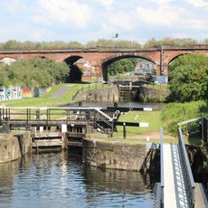 Four Canal Locks,   Leeds And Liverpool Canal