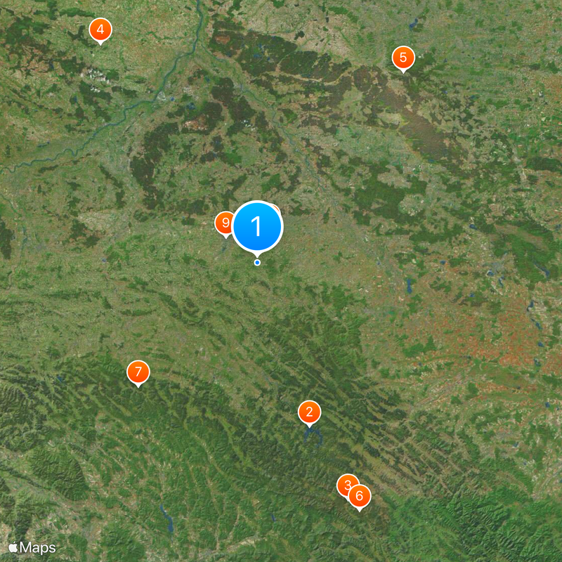 Subcarpathian Voivodeship Map