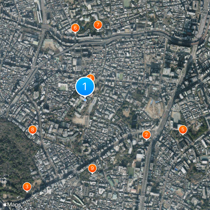 Sacred Heart School Map