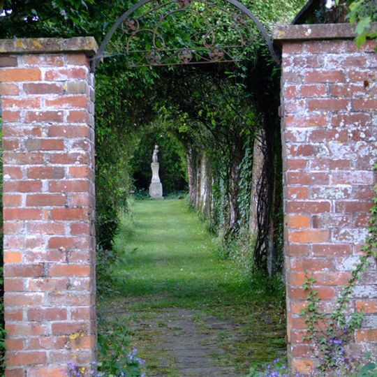 Pylle Manor And Attached Walled Garden At Rear