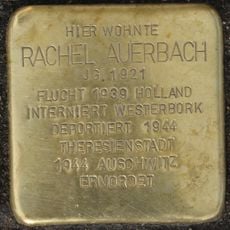 Stolperstein dedicated to Rachel Auerbach