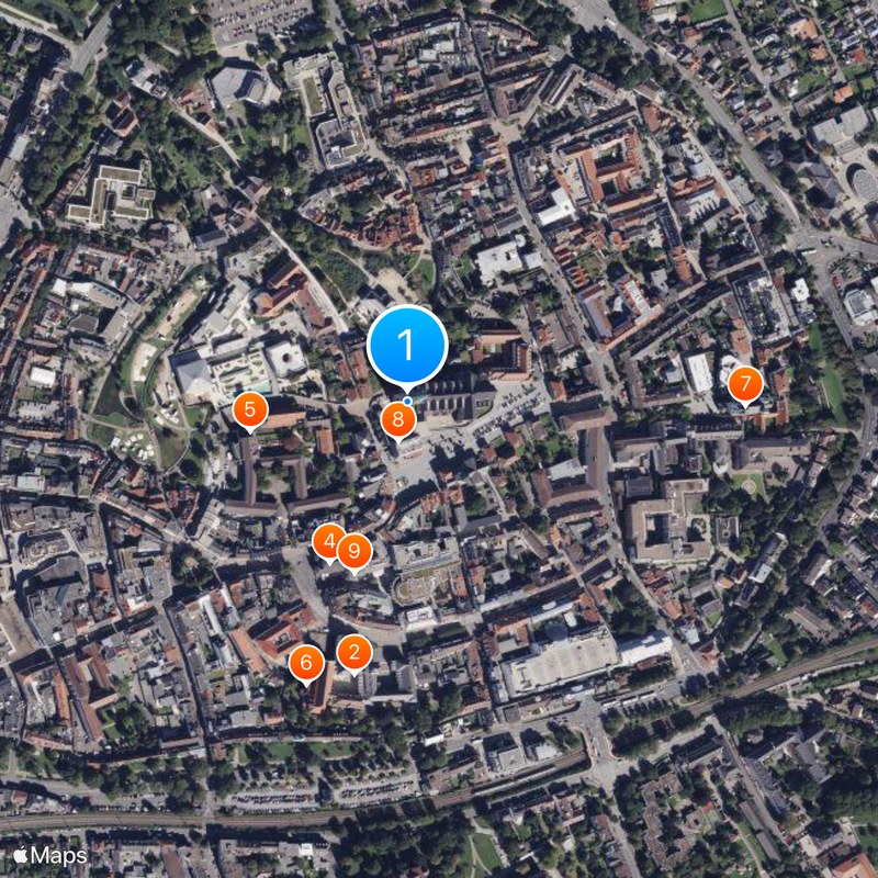 Paderborner Dom Karte