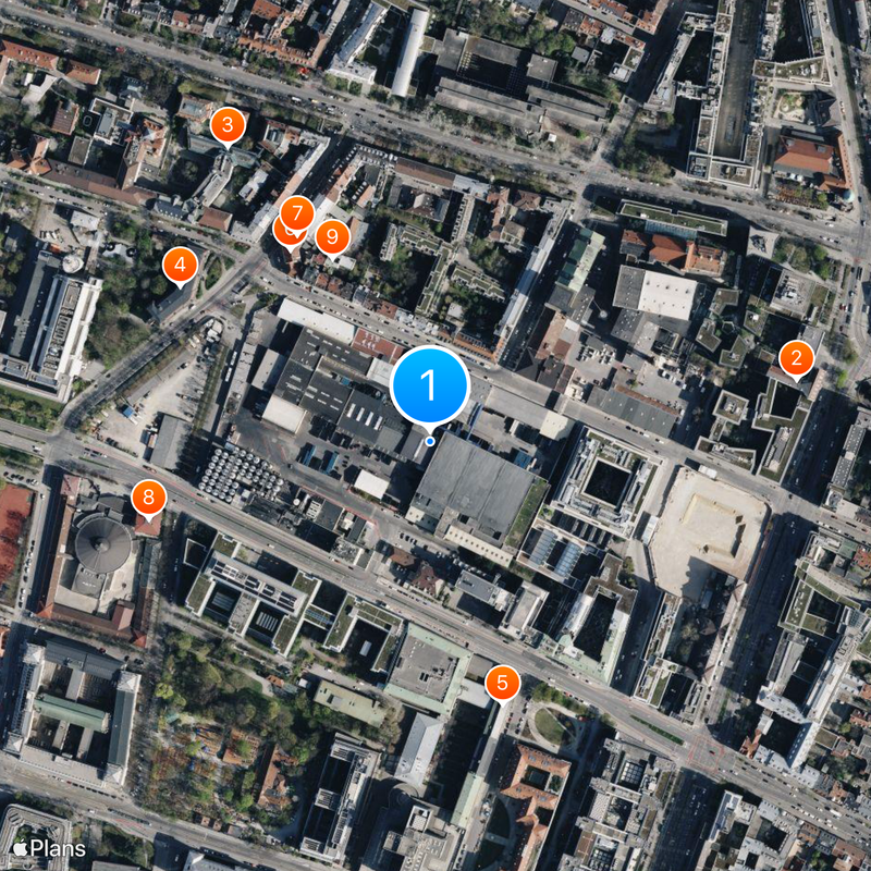 Spaten-Franziskaner-Bräu Map