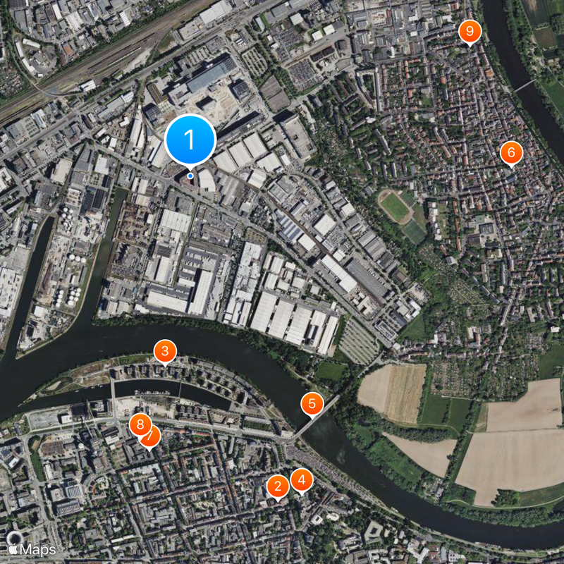 Cocoon Club Map