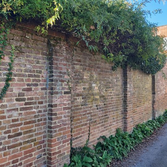 East Garden Wall To Willmer House