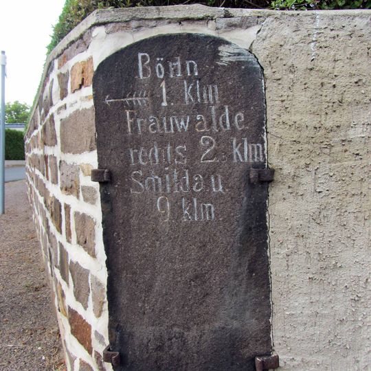 Wegweisertafel Bortewitz