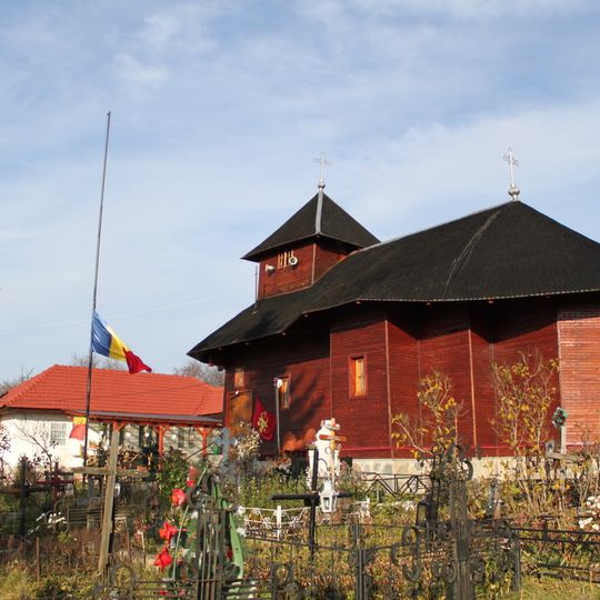 Wooden church in Corni, Neamț