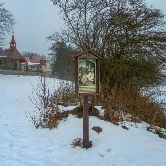 Křížová cesta u Olšan - 14. zastavení