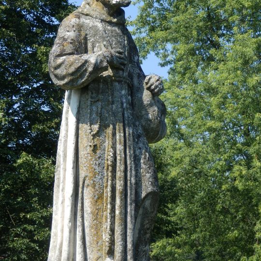 Heiligenfigur Felix Cantalice bei Raan