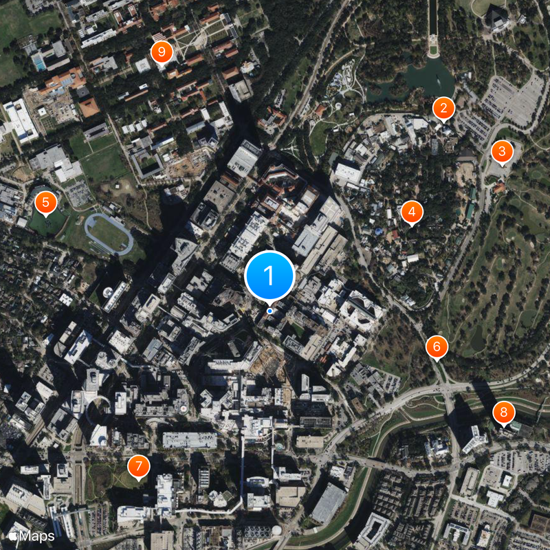 Baylor College of Medicine Map