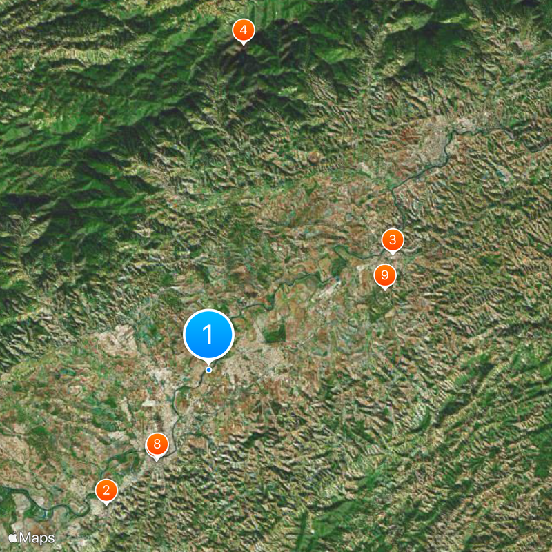 Paraíba Valley Map