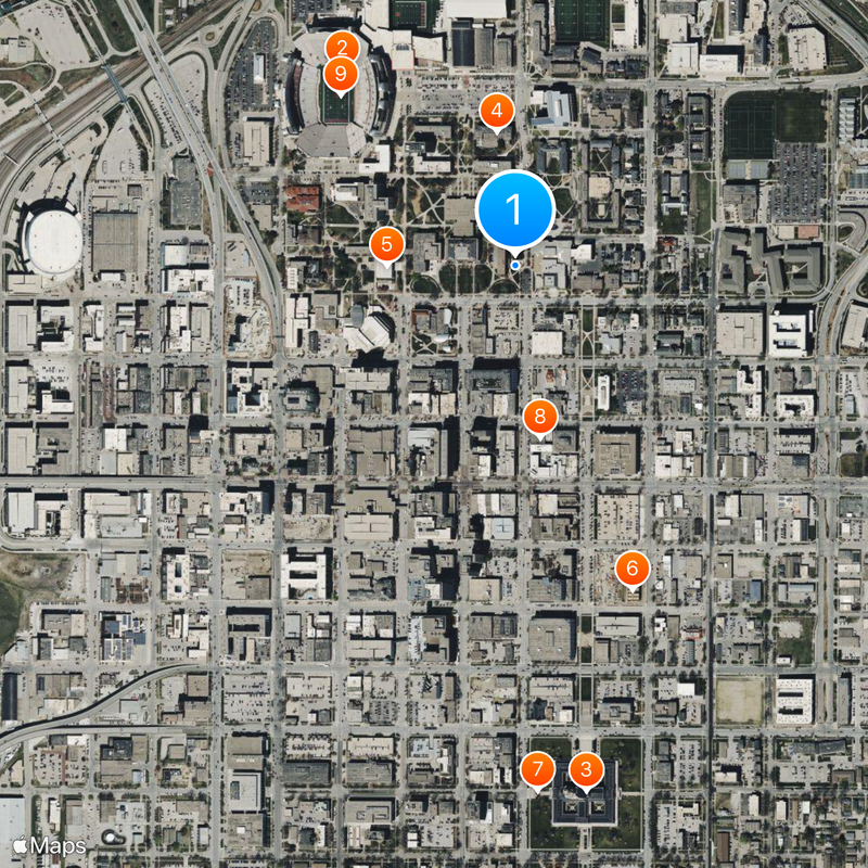University of Nebraska–Lincoln Map