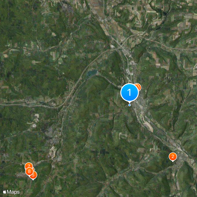 Hornell Map