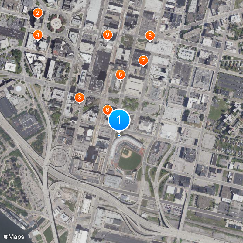 Sahlen Field Map