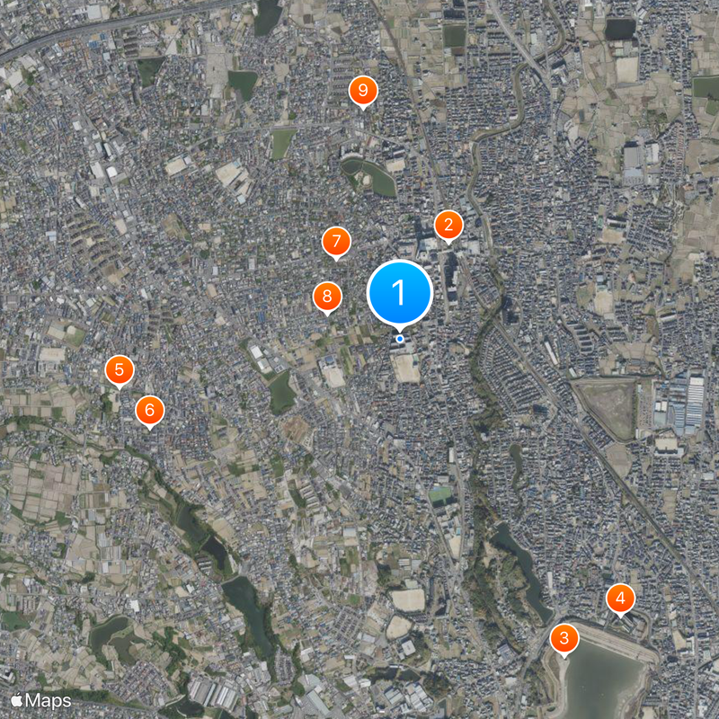 Osaka Prefectural Tomioka High School Map
