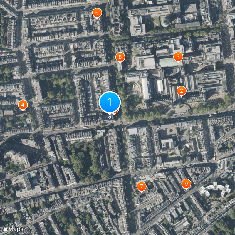 Baden-Powell House Karte