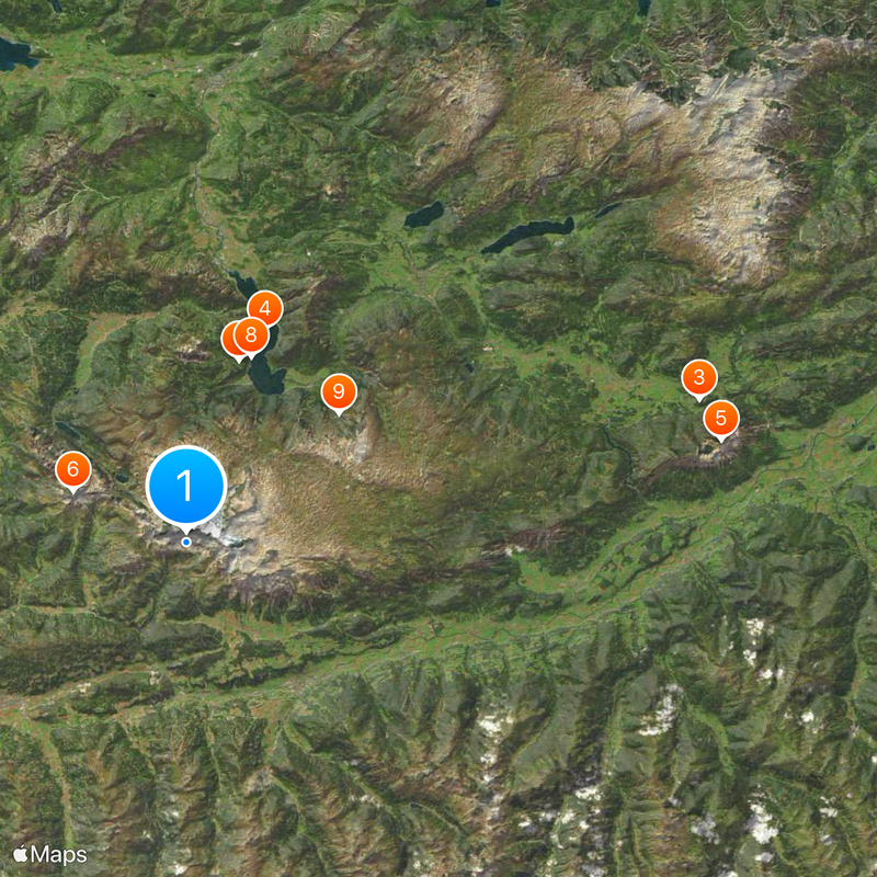 Dachsteinmassief Kaart