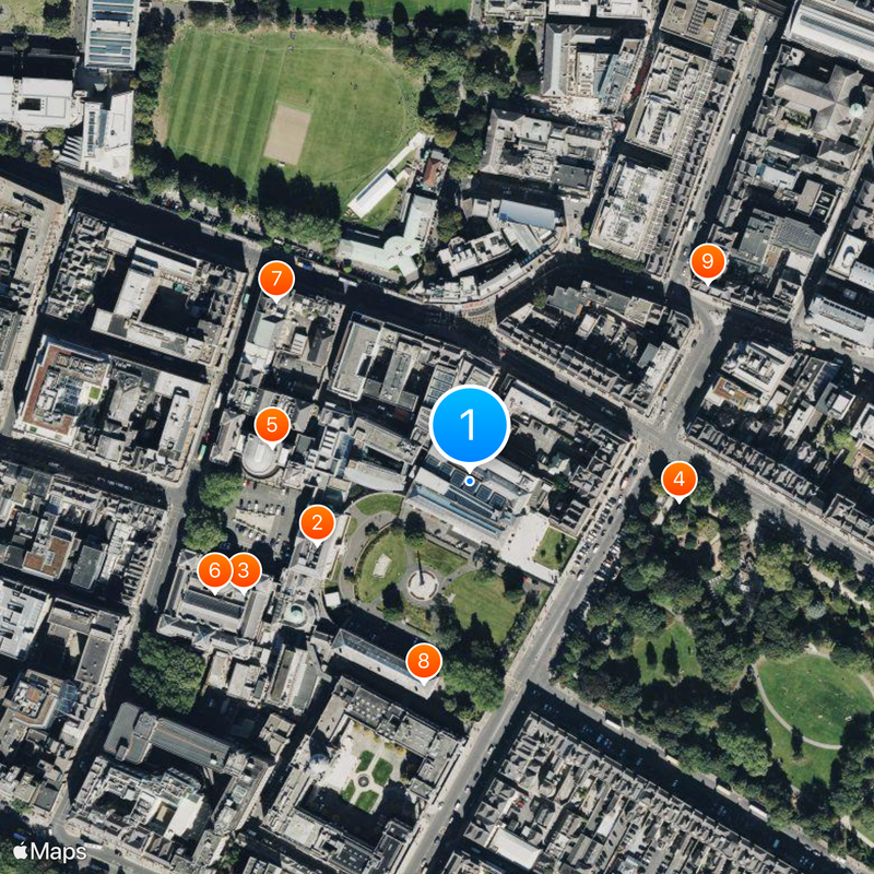 Galerie nationale d'Irlande Carte