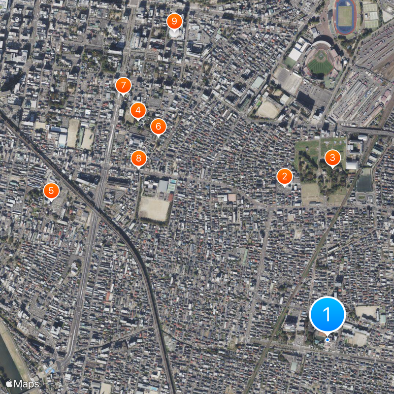 St.Ursula Gakuin Eichi Elementary and Junior High and High School Kinoshita Campus Map