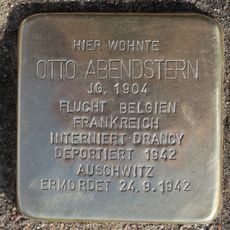 Stolperstein en memoria de Otto Abendstern
