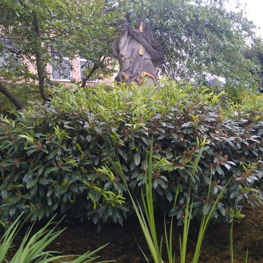 Statue of Saint John of Nepomuk in Congregatio Sororum a Sanctissimo Sacramento