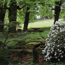 Kamenný stůl u studánky ve Vrchotových Janovicích