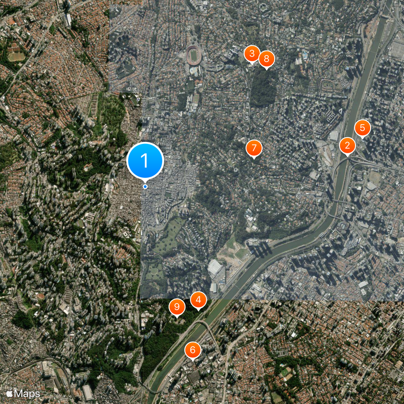 Paraisópolis Map