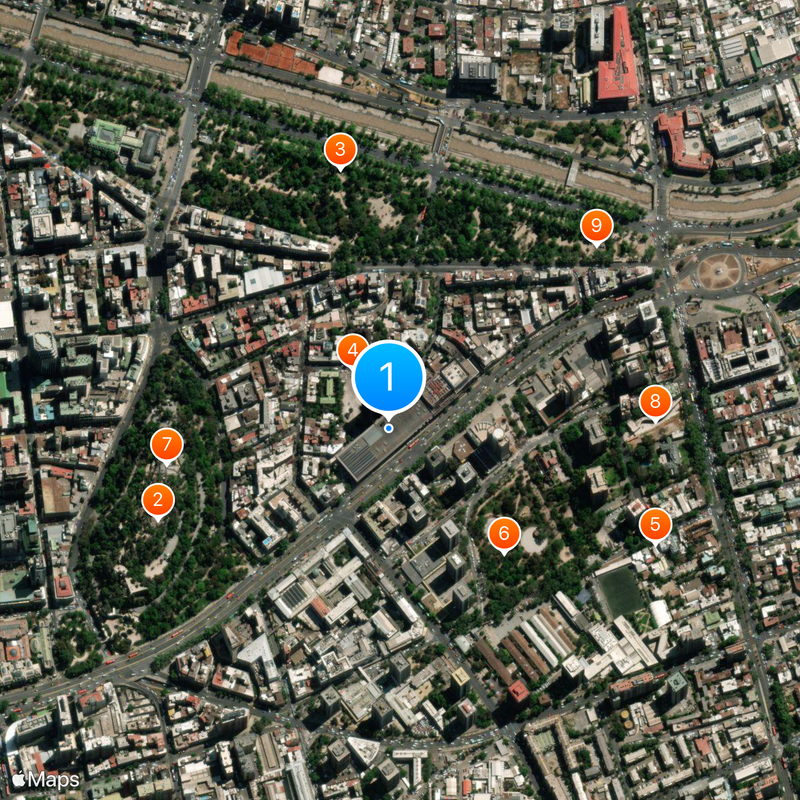 Centro Cultural Gabriela Mistral Mapa