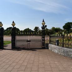 Gates At Torbay Road Entrance To Abbey Park