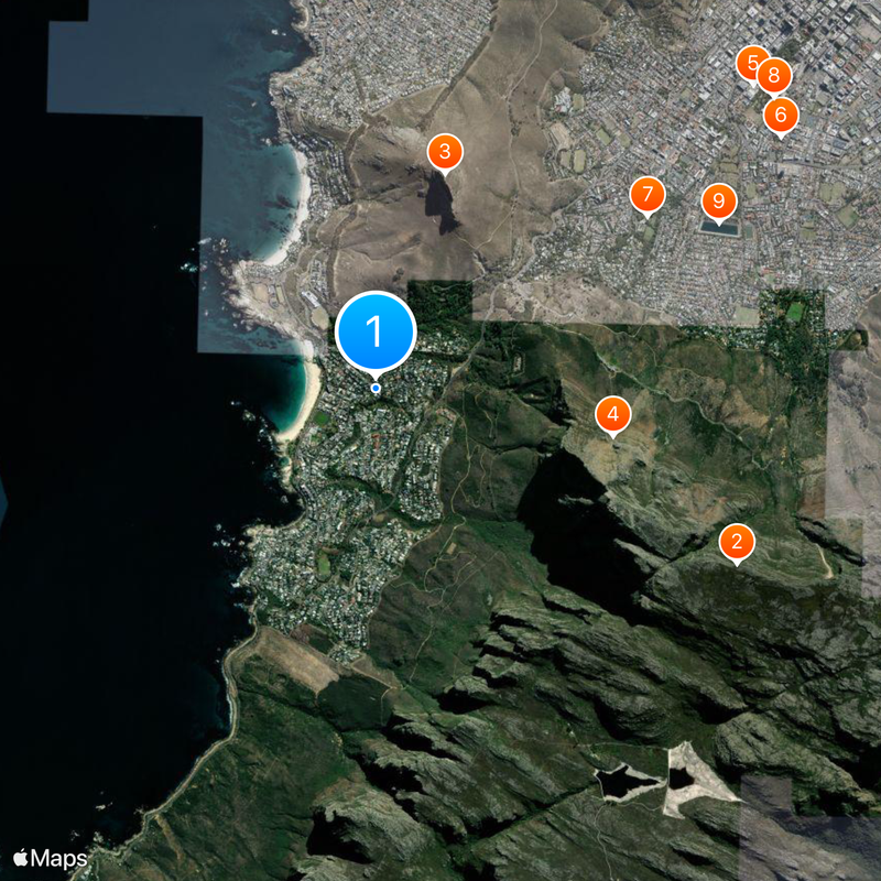Camps Bay Map