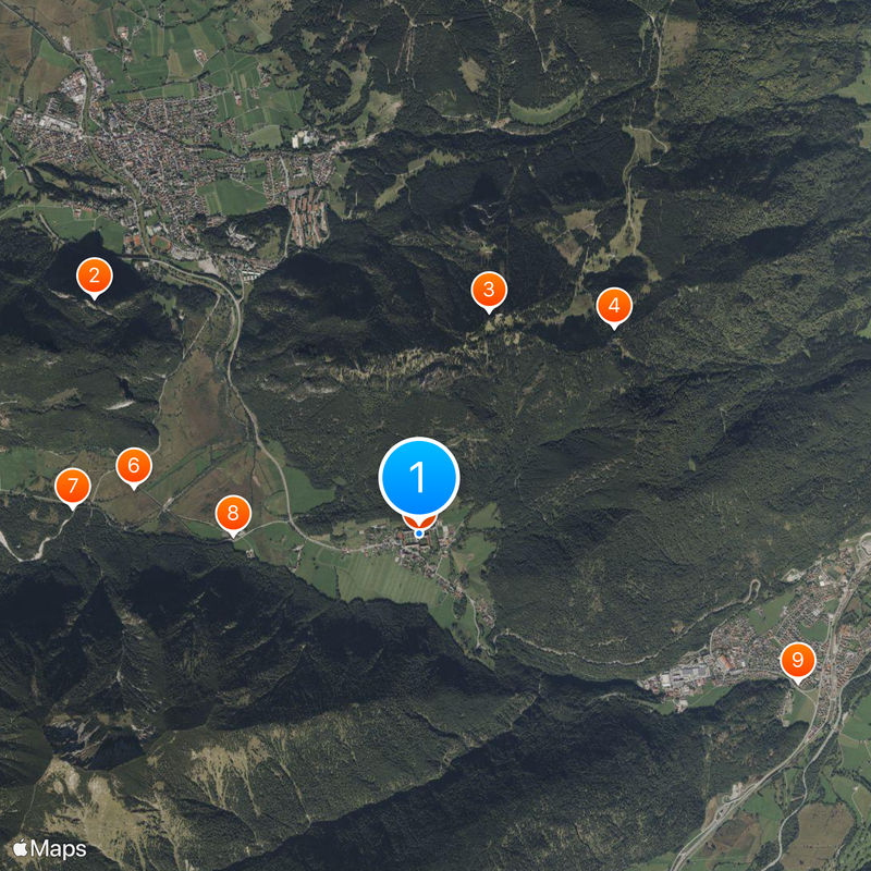 Abbazia di Ettal Mappa