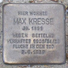 Stolperstein für Max Kresse
