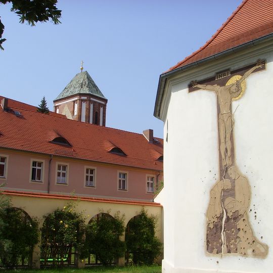 Wandbild an der Wendischen Kirche Senftenberg