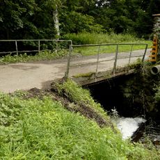 Most přes Stříbrný potok ve Stříbrné u čp. 695