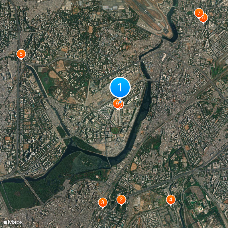 Trident Hotel Bandra Kurla Map