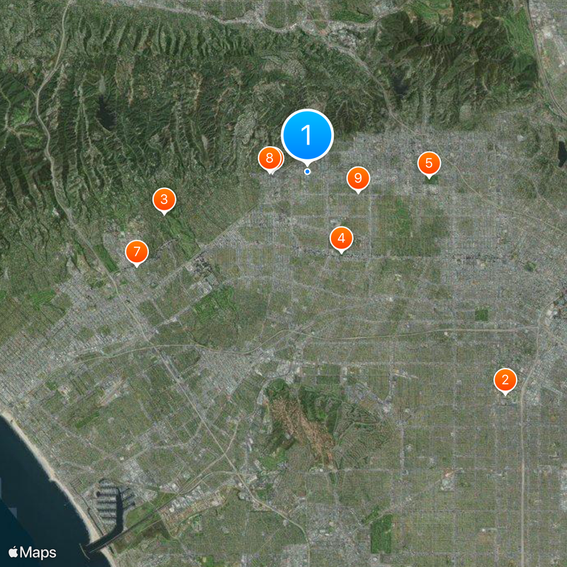 Santa Monica Boulevard Mappa