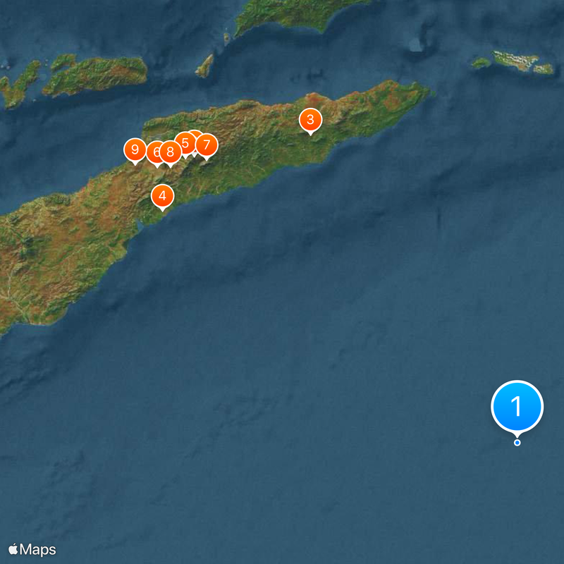 Timor Sea Map
